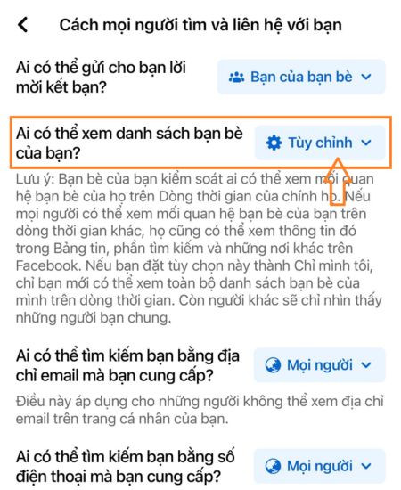 Click chọn Tùy chỉnh