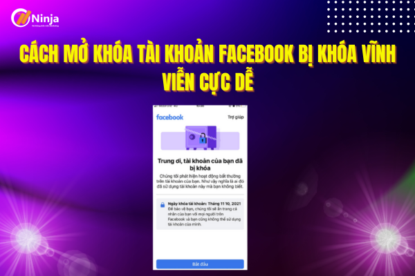 Bật mí cách mở khóa tài khoản facebook bị khóa siêu dễ